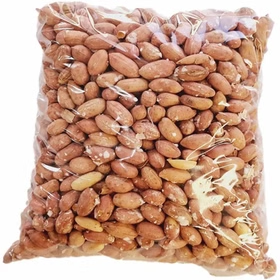 مغز بادام زمینی عمده برشته در بسته 1 کیلویی